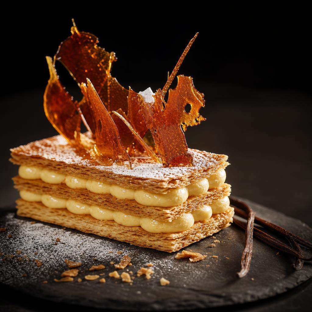 Mille-feuille met vanille